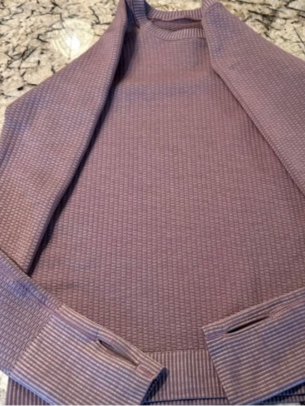 Lululemon Rest Less Pullover Bubble Dot Violet Verbena / Chrome Purple 10 - Picture 4 of 4